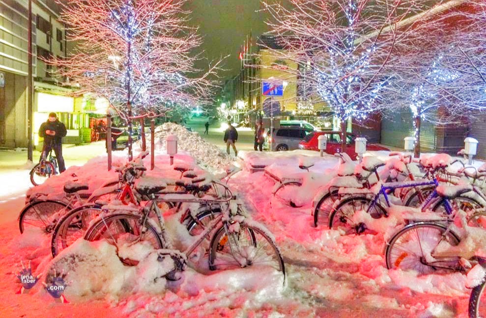 Bikes' parking Rovaniemi