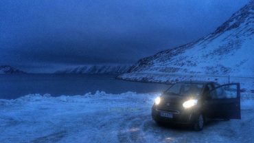Nordkapp on Kaamos (polar night)