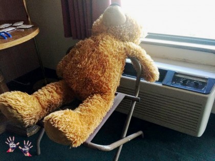 The only time when I switched on a/c was for drying bear Bear