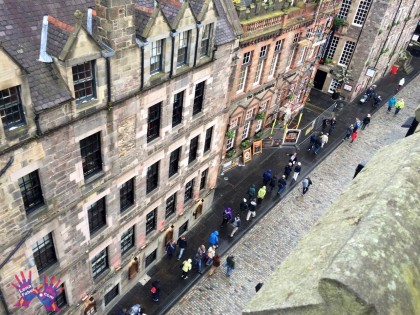 Old Edinburg, view from Camera Obscura