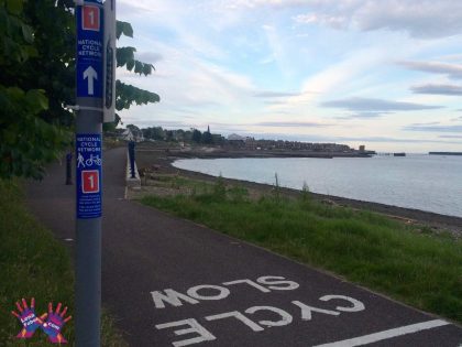 Cycling from Dundee to Stonehaven